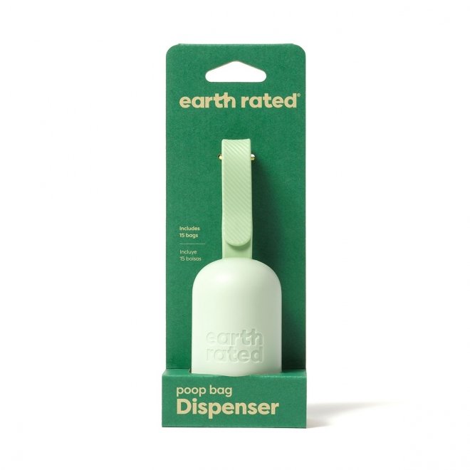 Earth Rated Hundeposeholder med 15 stk Uparfymerte Hundeposer