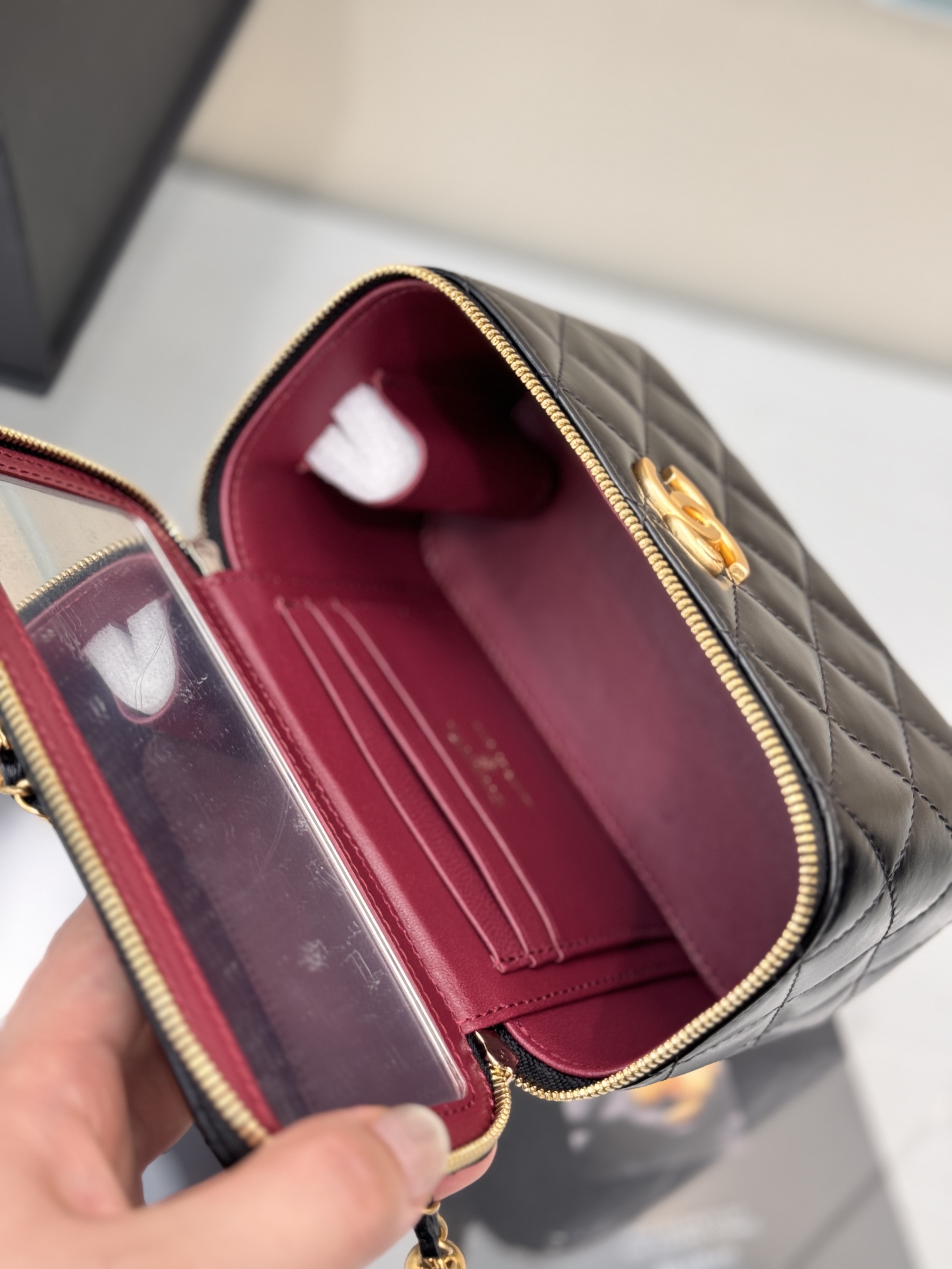 Long Vanity Case（Black） - Mocuir