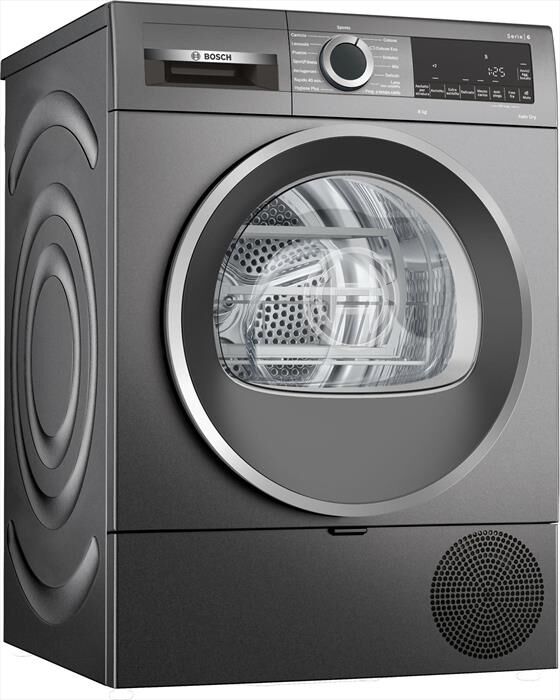 BOSCH - Asciugatrice Serie 6 WQG233DRIT 8Kg Classe C-Grigio antracite