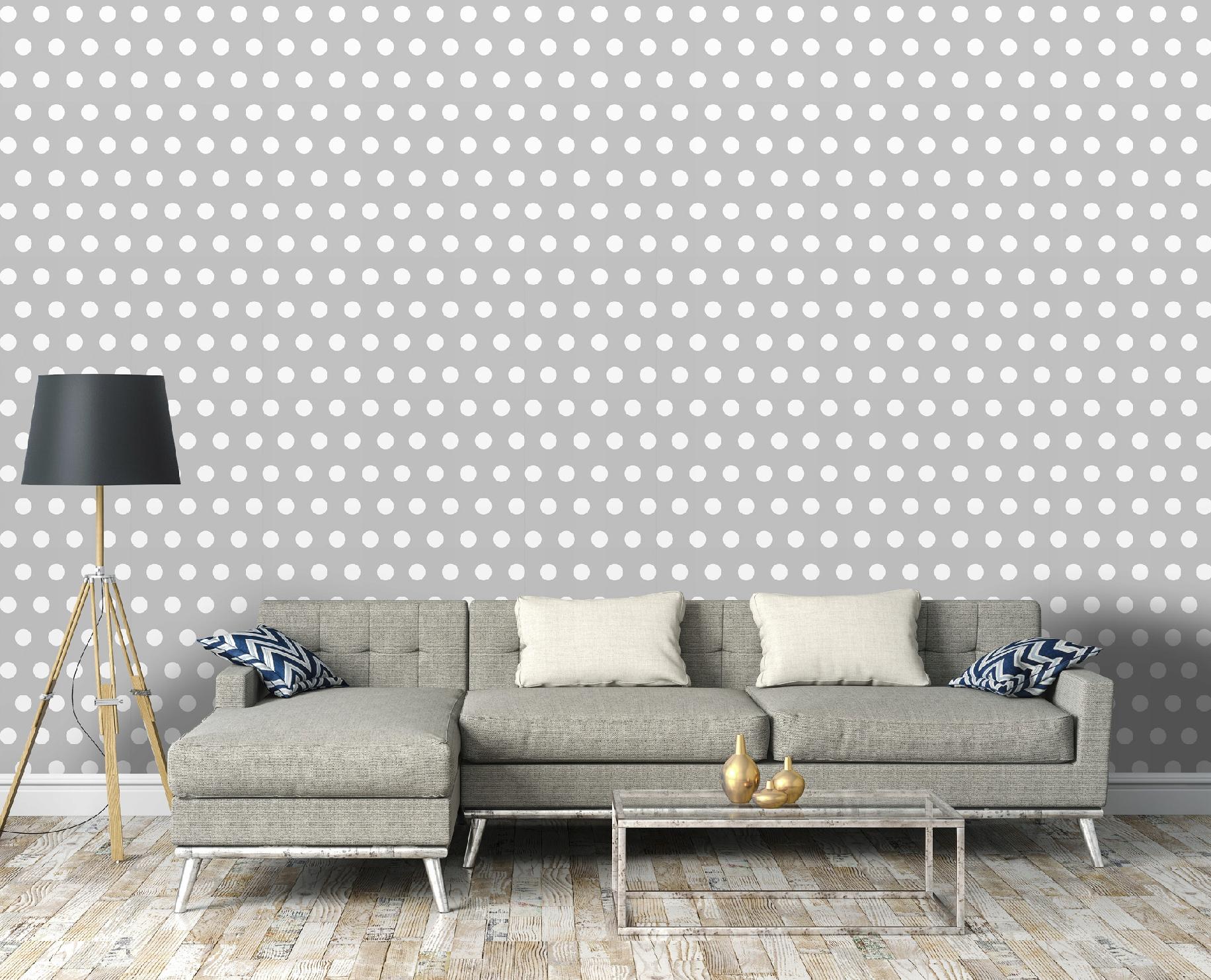 Polka dot wallpaper, 10 m