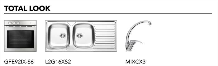 GLEM GAS - Piano cottura a gas GT755IX 5 fuochi 68,5cm-Inox