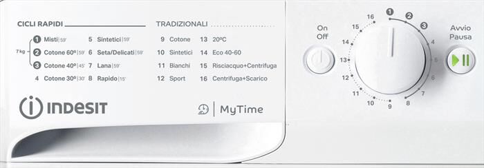 INDESIT - Lavatrice MTWC 71296 W IT 7 Kg Classe A
