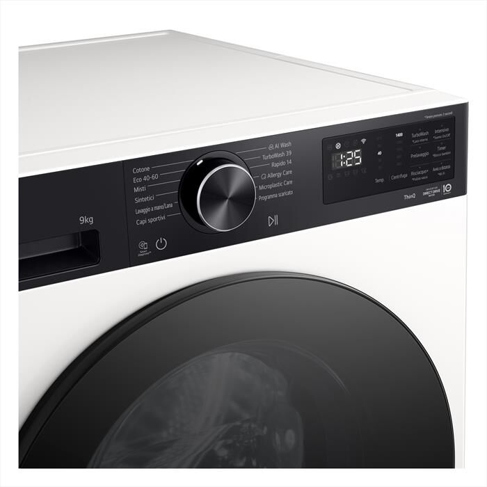 LG - Lavatrice AI DD F4NX5009THB 9kg 1400g Classe A-40%-Bianco