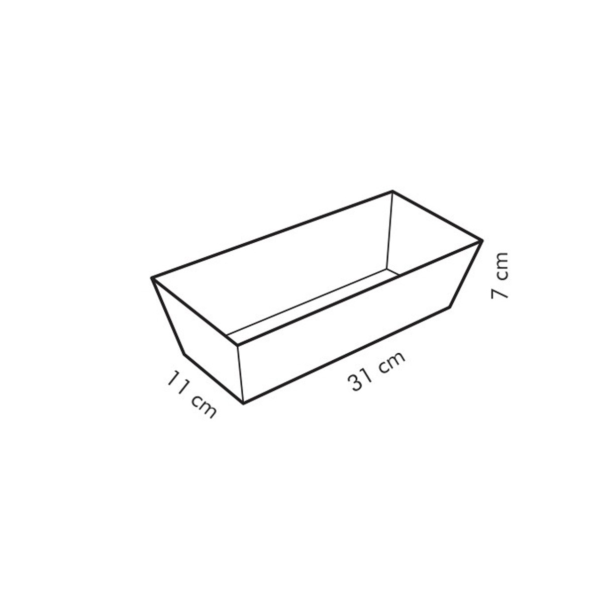 Forma bochníková DELÍCIA 31 x 11 cm