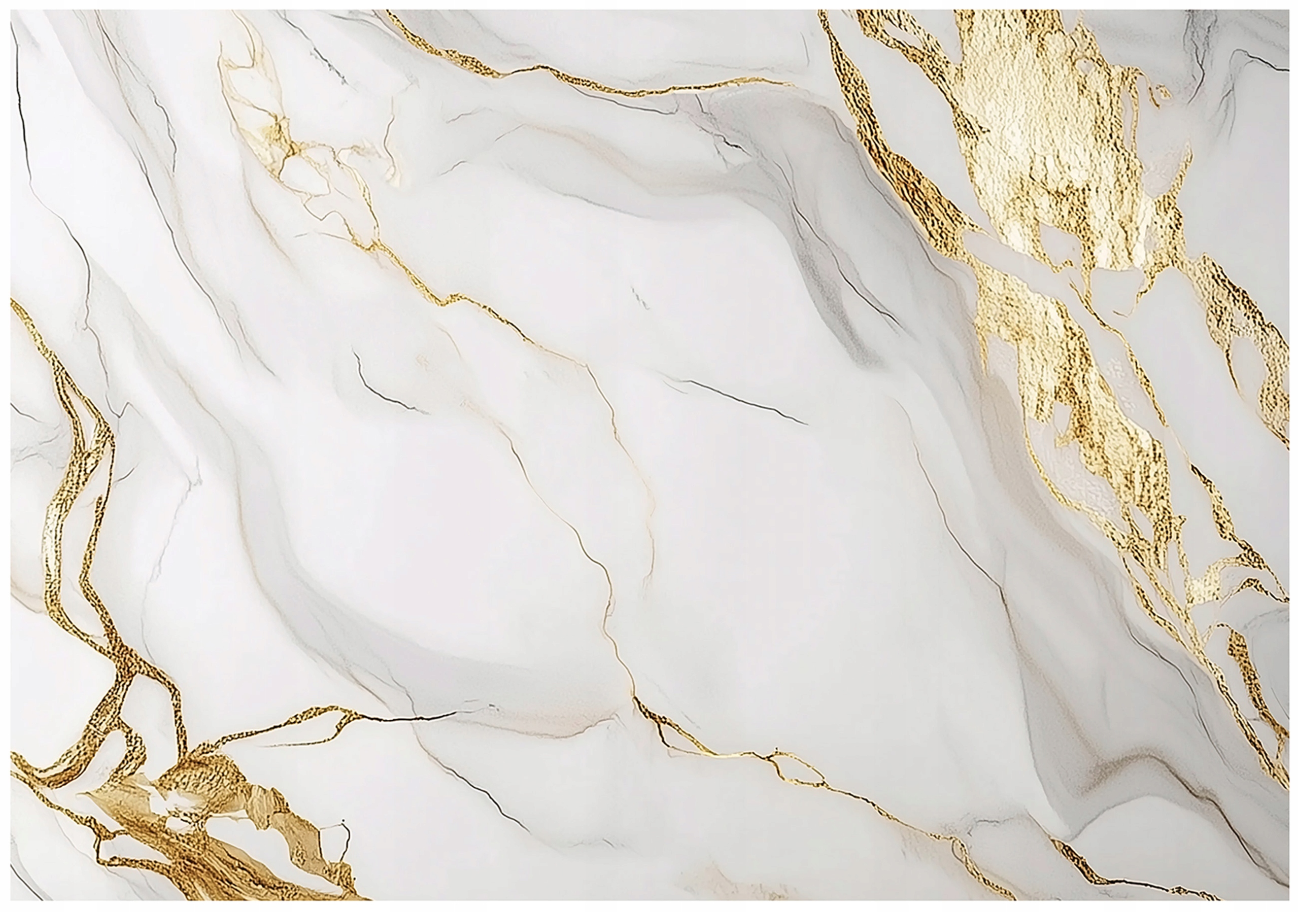 White marble gold wall mural bedroom living room wallpaper non-woven