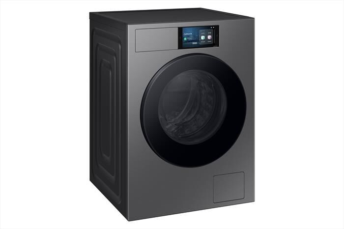 SAMSUNG - Lavatrice WF90F09C4SU3 9KG Classe A-Dark Silver Steel - oblò Nero