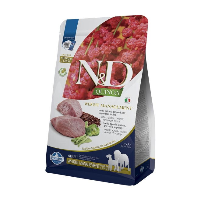 Farmina N&D Quinoa Dog Weight Man Lamb