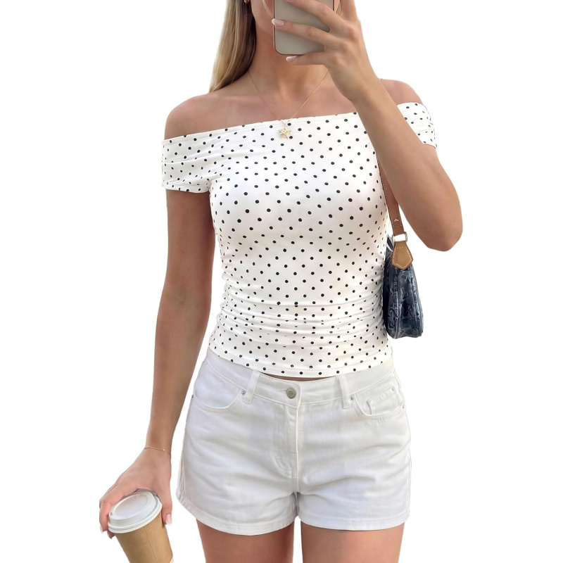 Women's Off The Shoulder Tops 2026 Summer