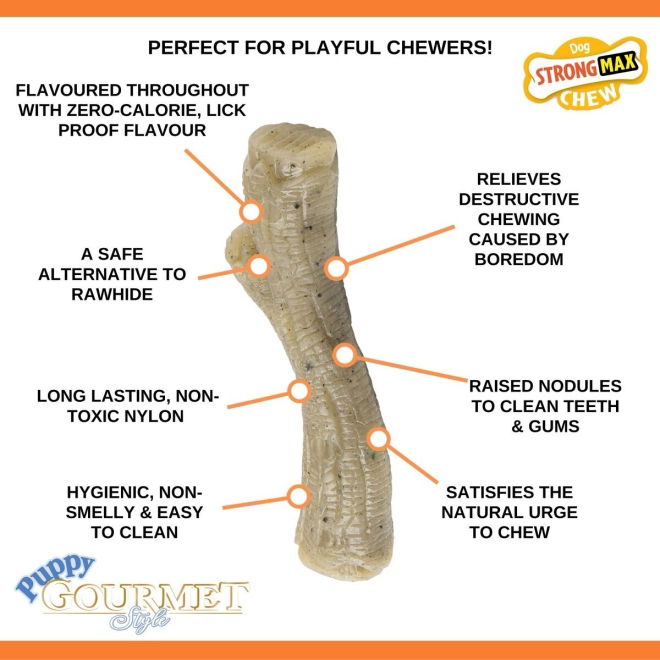 Nylabone Puppy Gourmet Stick Kylling S