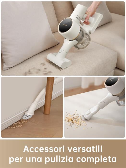 DREAME - Scopa elettrica R10-Bianco/Oro