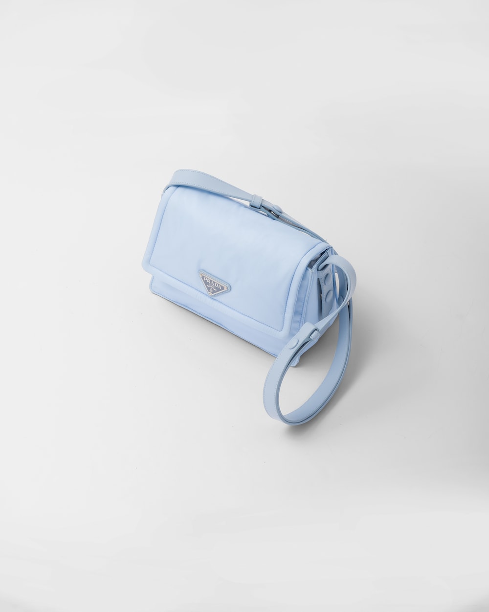 Small Padded Re-Nylon Shoulder Bag