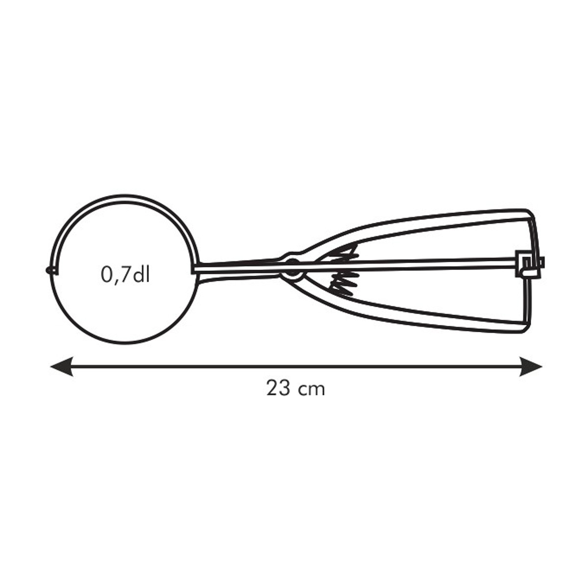 Mechanický porcovač PRESTO ø 6 cm