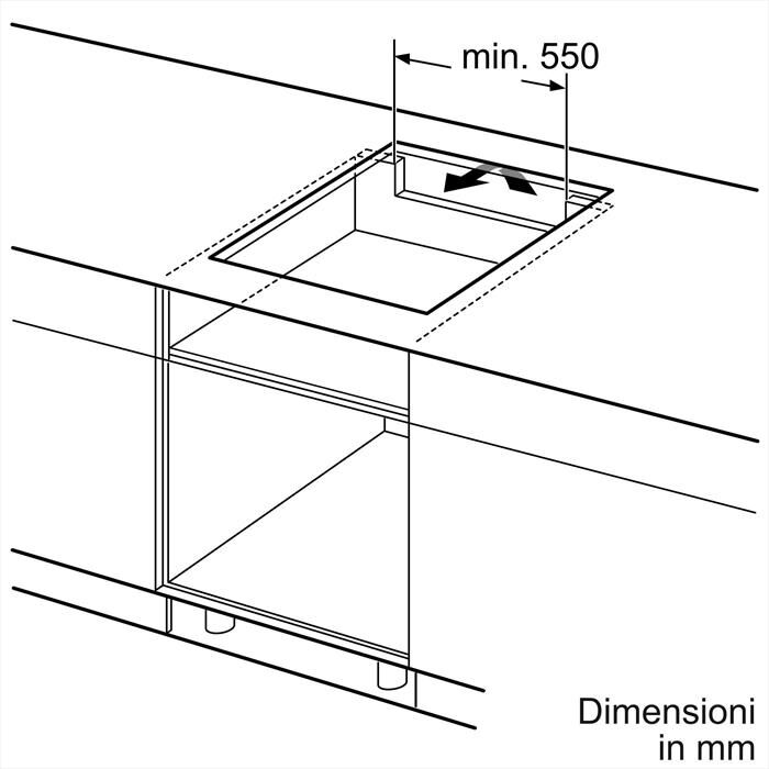 BOSCH - Piano cottura induzione PVS83KHC1Z 80,2 cm-Nero