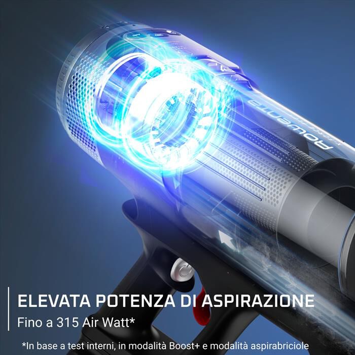 ROWENTA - Aspirapolvere senza filo RH9C71E0-INSIDE METAL & LIQUID METAL