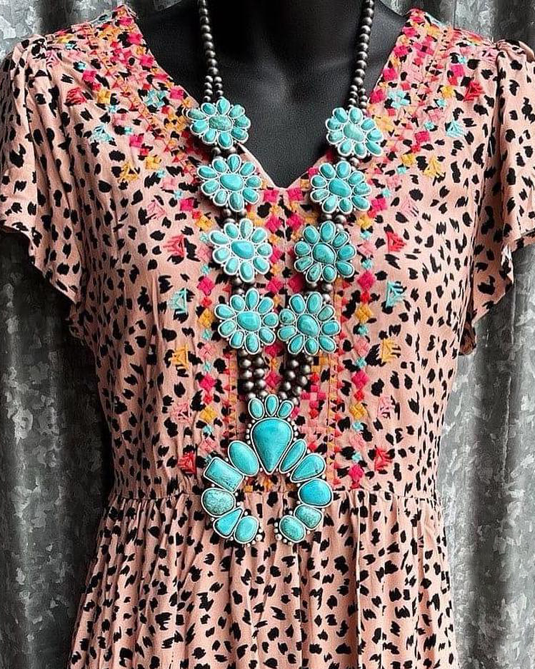 Women Summer The Maya Embroidered Dress
