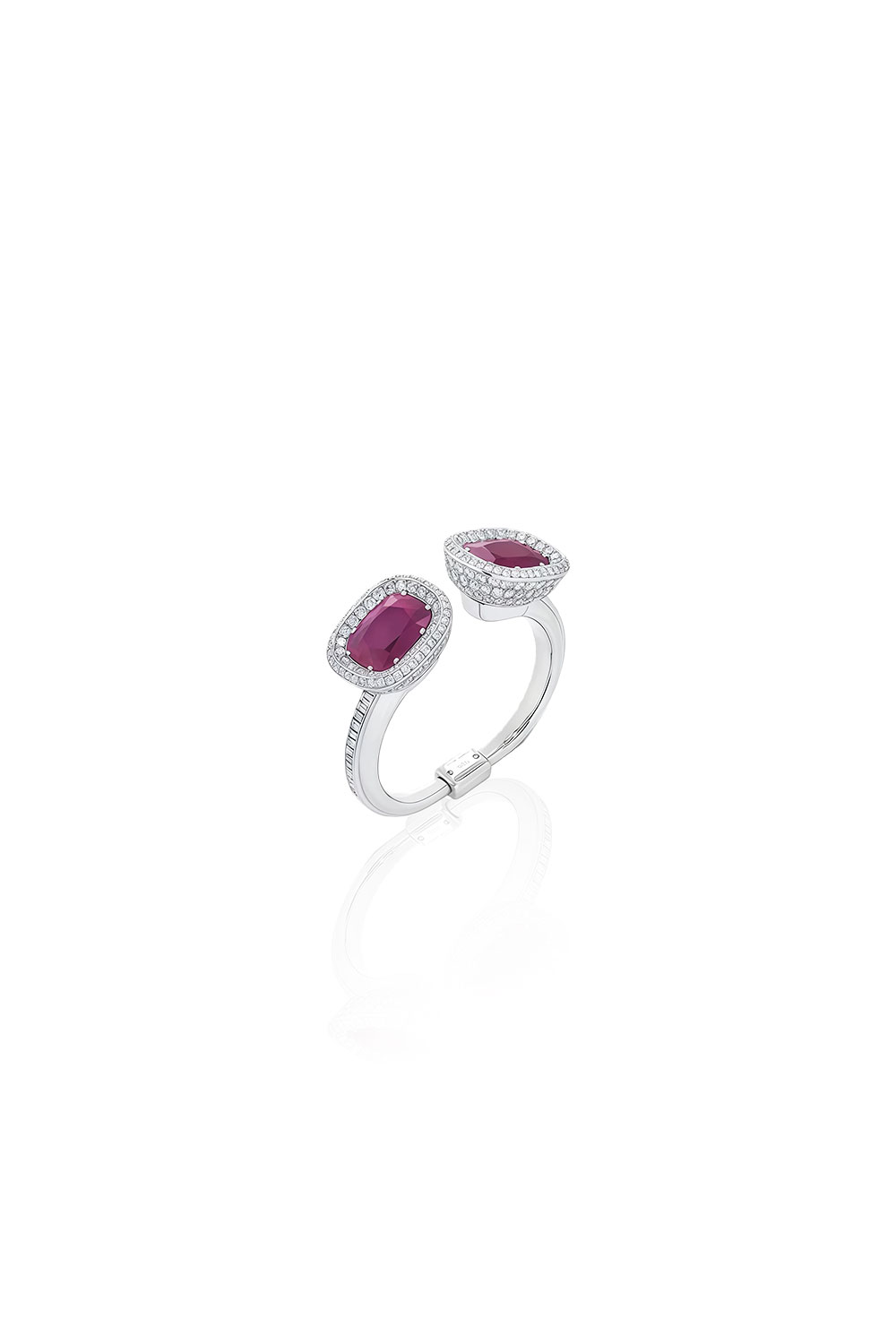 Toi et Moi Ruby Diamond Open Bracelet
