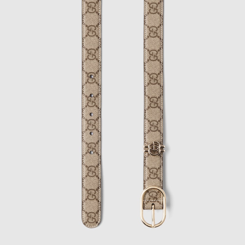 GG belt with oval buckle