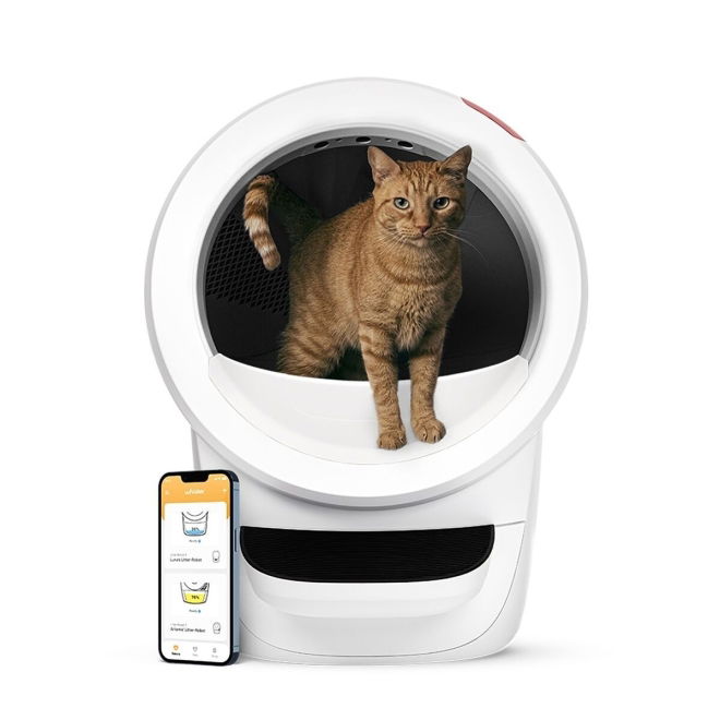 Whisker Litter-Robot 4 Selvrensende Kattetoalett Hvit