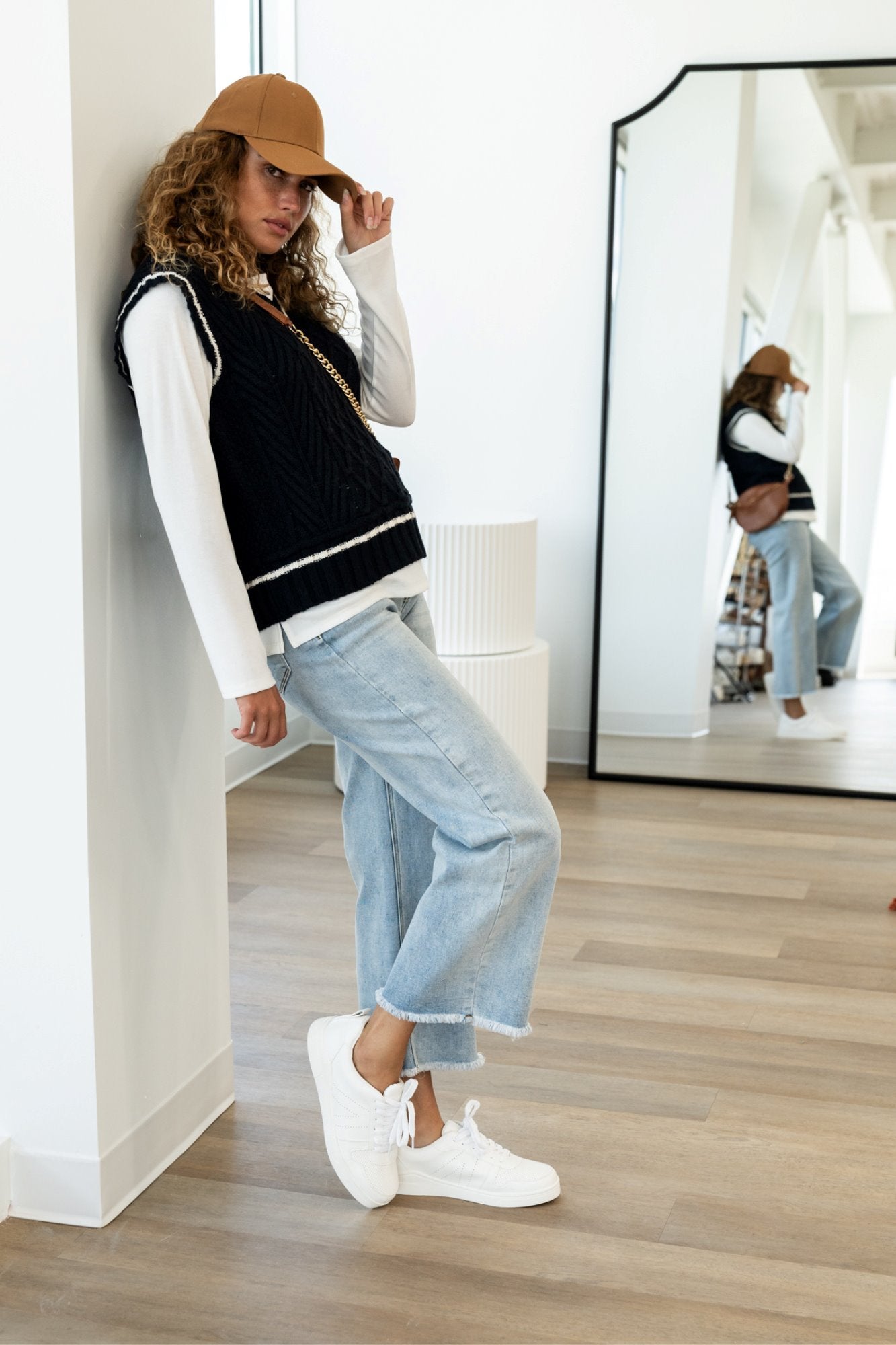 ‌Cable Cloud Relaxed Vest
