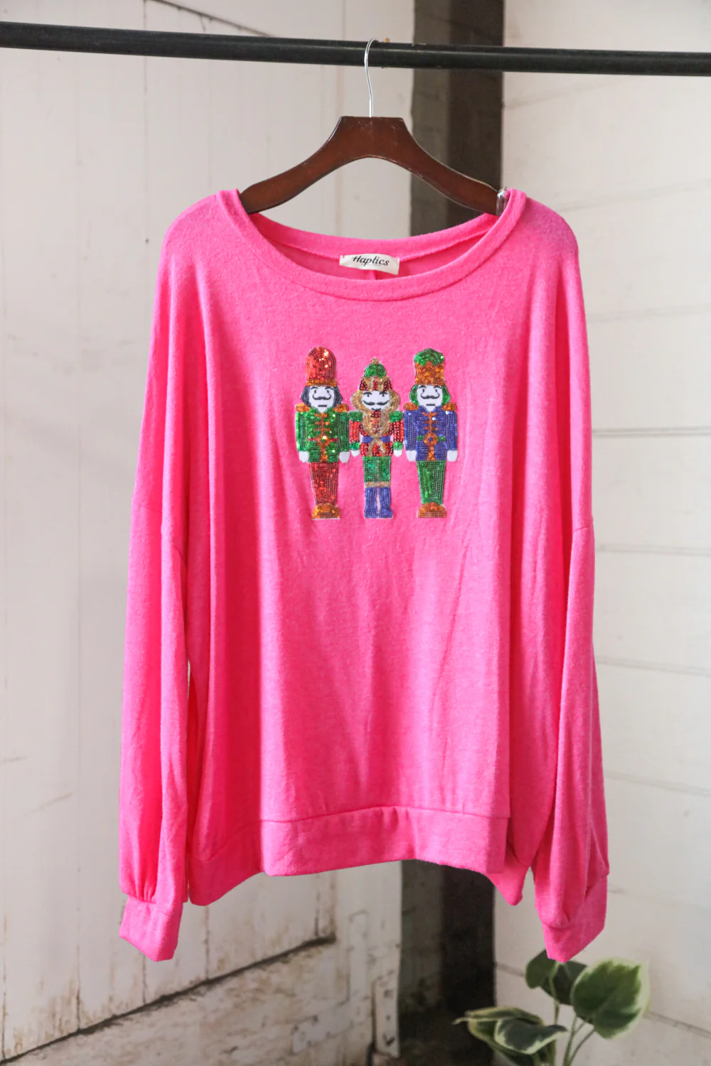 Plus Fuchsia Nutcracker Blouse