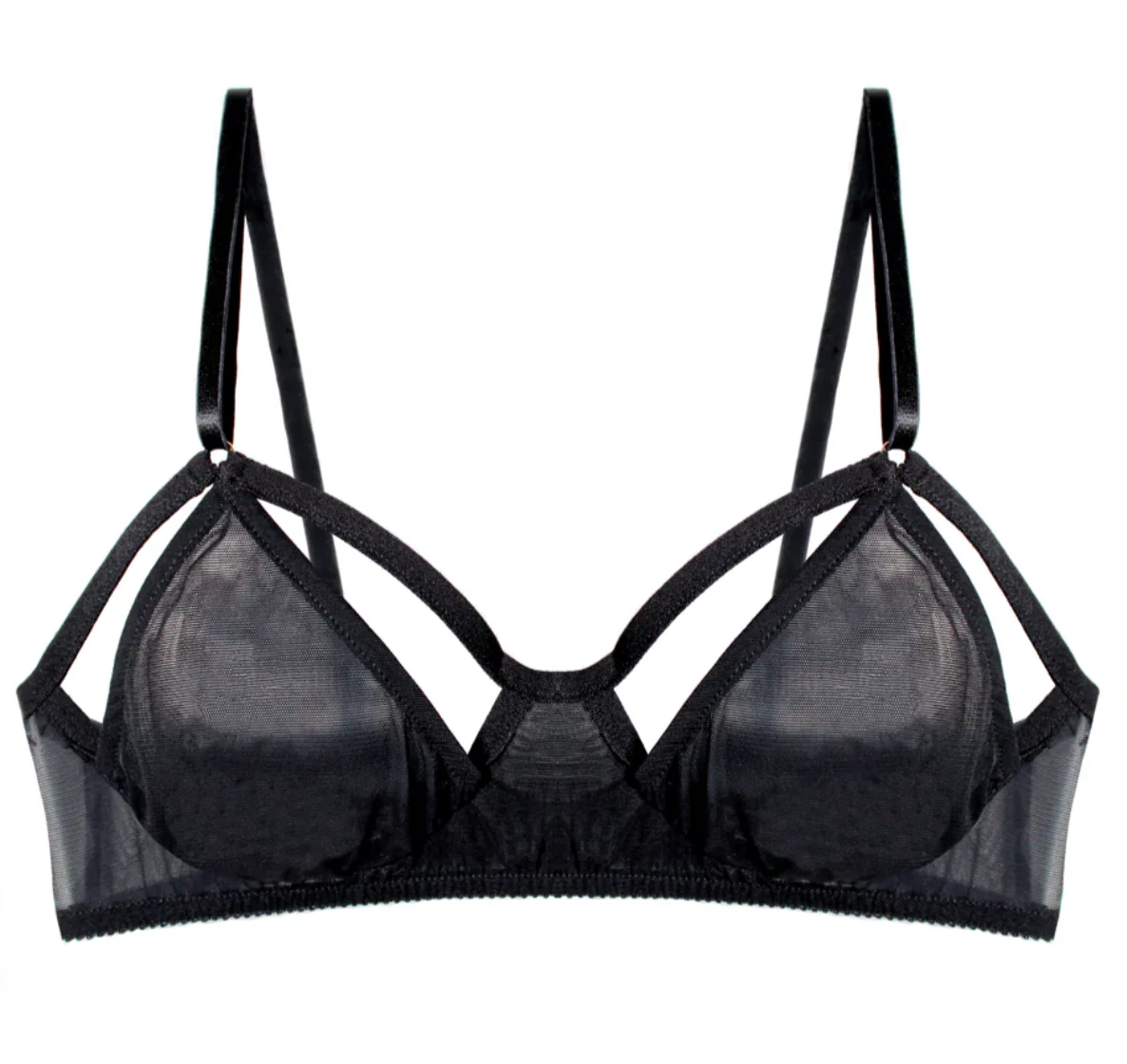 Only Hearts Whisper Peekaboo Bra