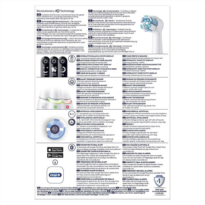 ORAL-B - Spazzolino elettrico IO6 SERIES-Bianco