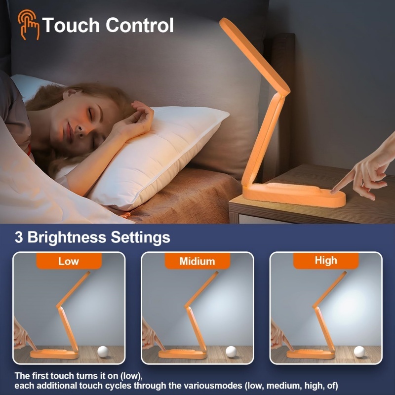 LED Desk Lamp for Office Home & Battery