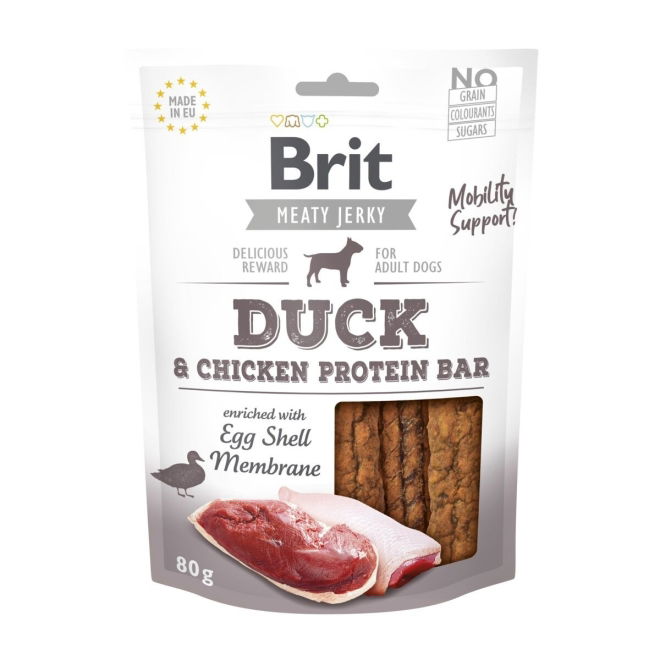 Brit Care Meaty Jerky Proteinbar Duck 80 g