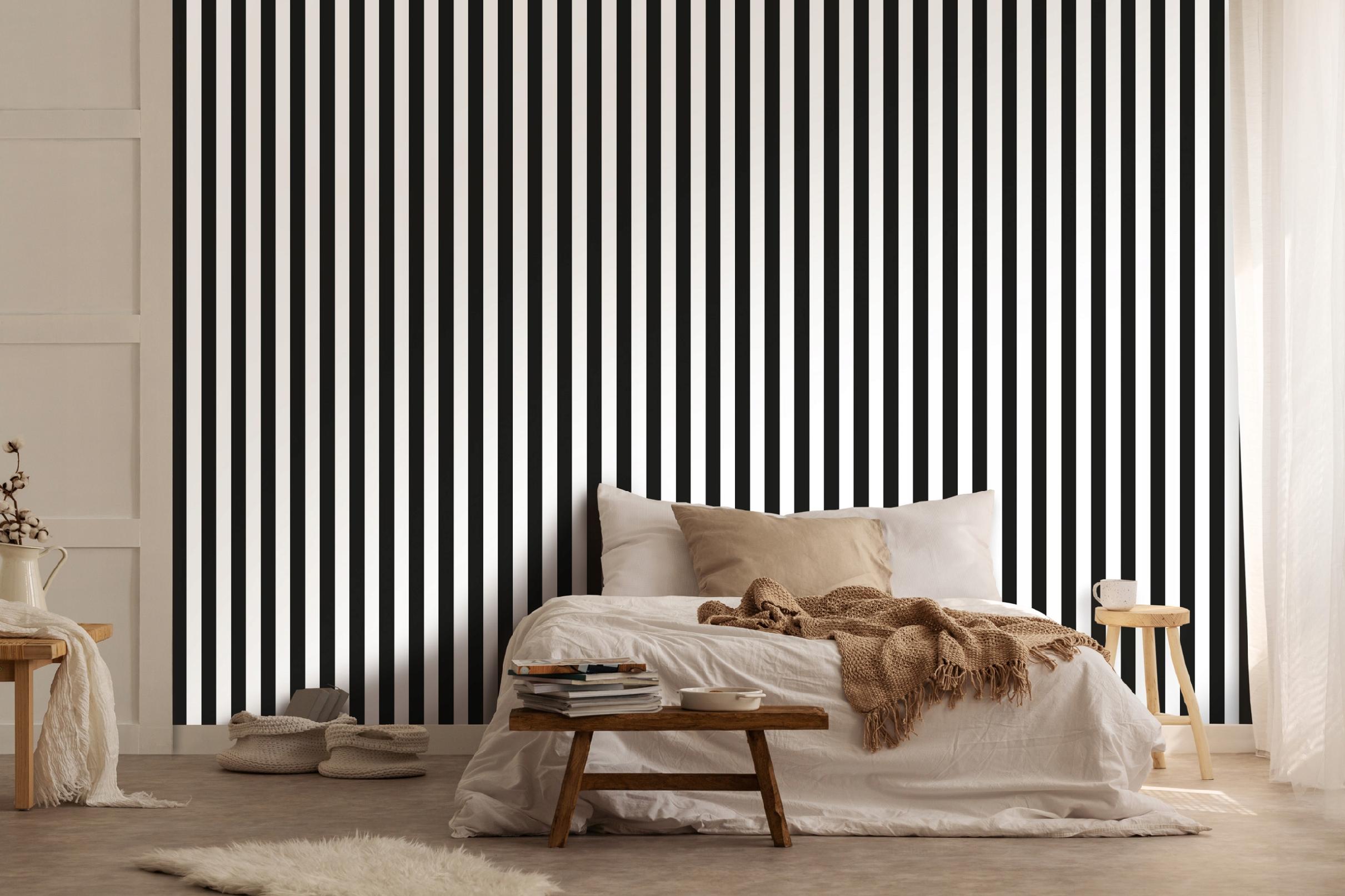 Striped wallpaper modern wallpaper roll 10m