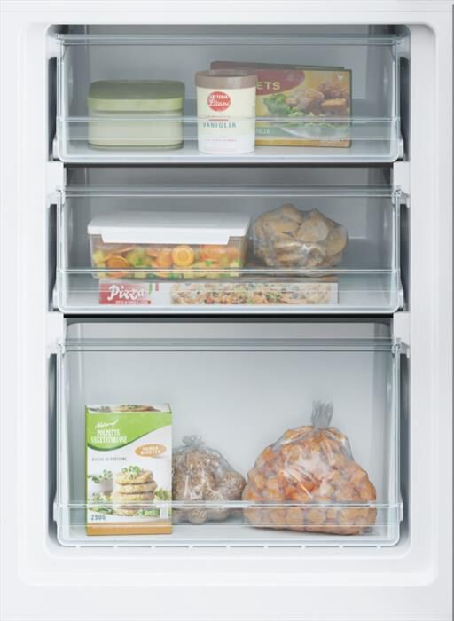 CANDY - Frigorifero combinato CCT3L517ES Classe E 260 lt-Argento