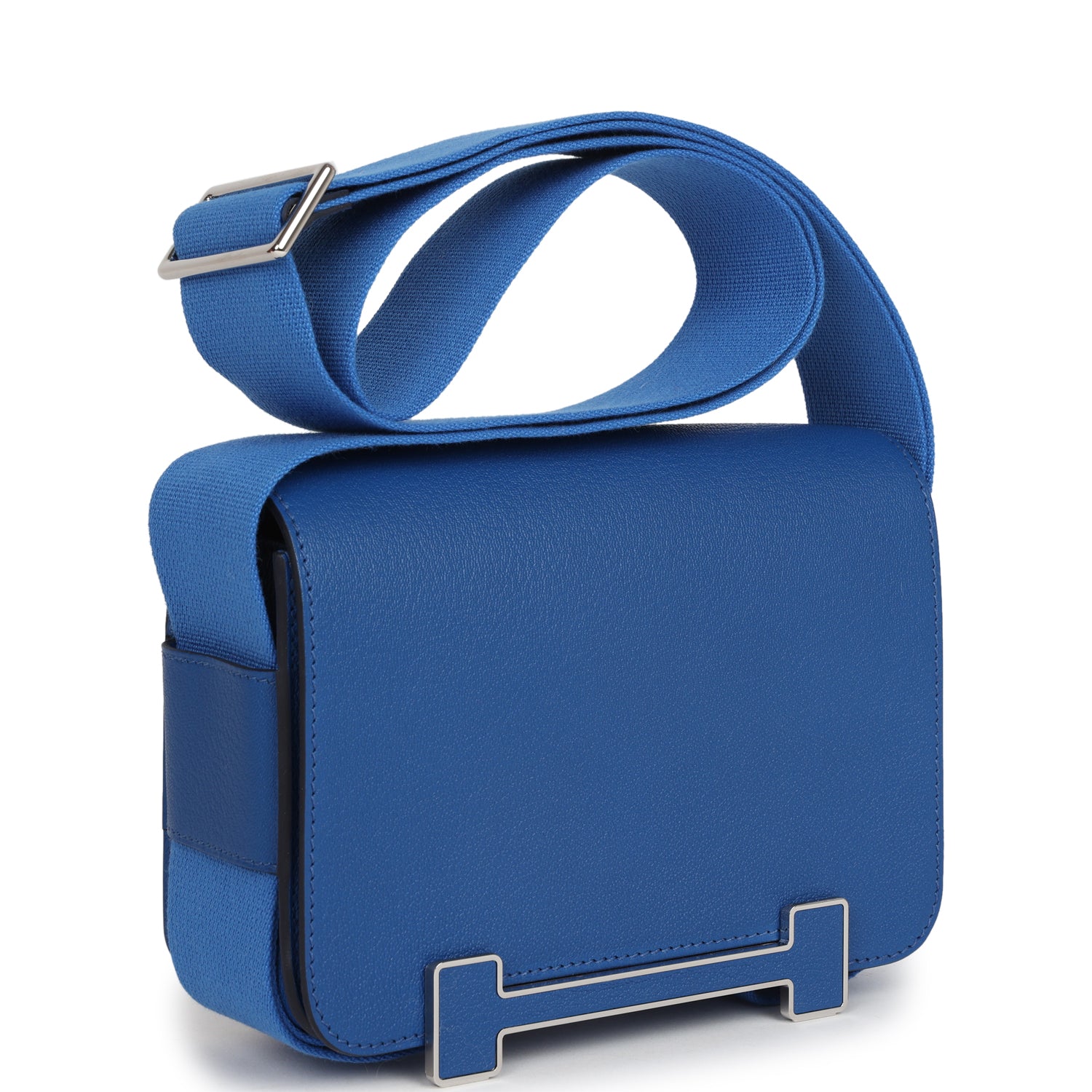 Geta Bag Bleu France Chevre Palladium Hardware