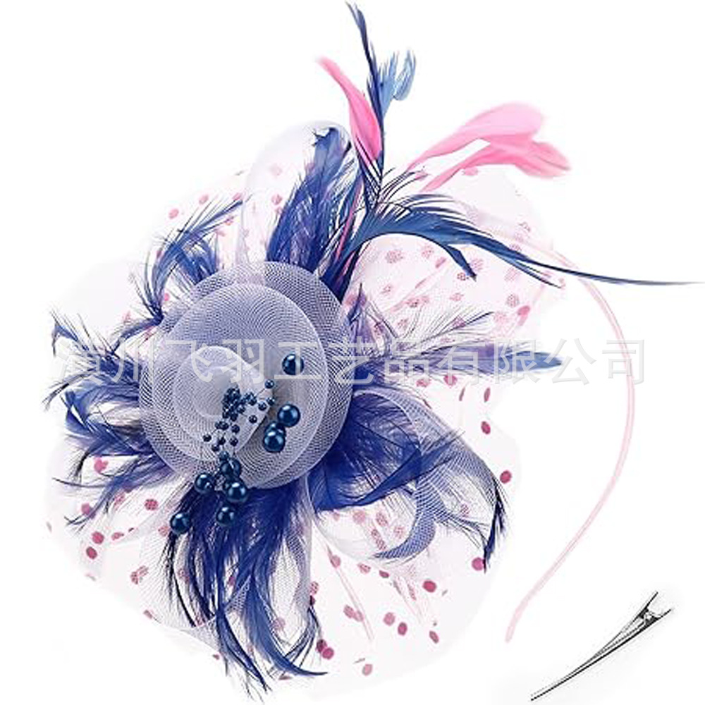 Feather hairband headdress