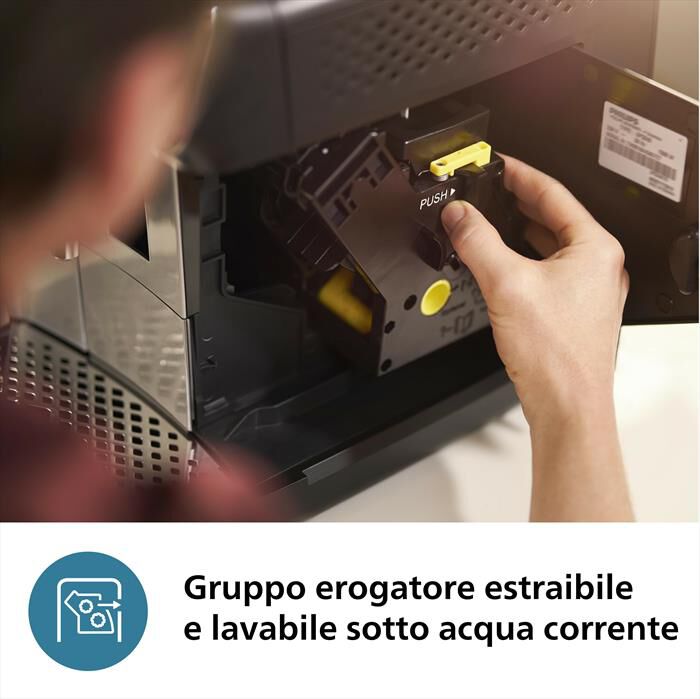 PHILIPS - Macchina da caffè automatica SERIES 800 EP0820/00-nero