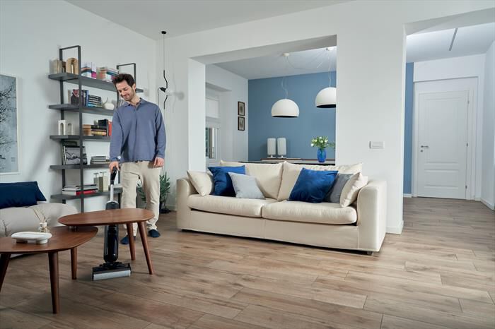 HOOVER - Scopa elettrica HW300 011-Nero, Argento