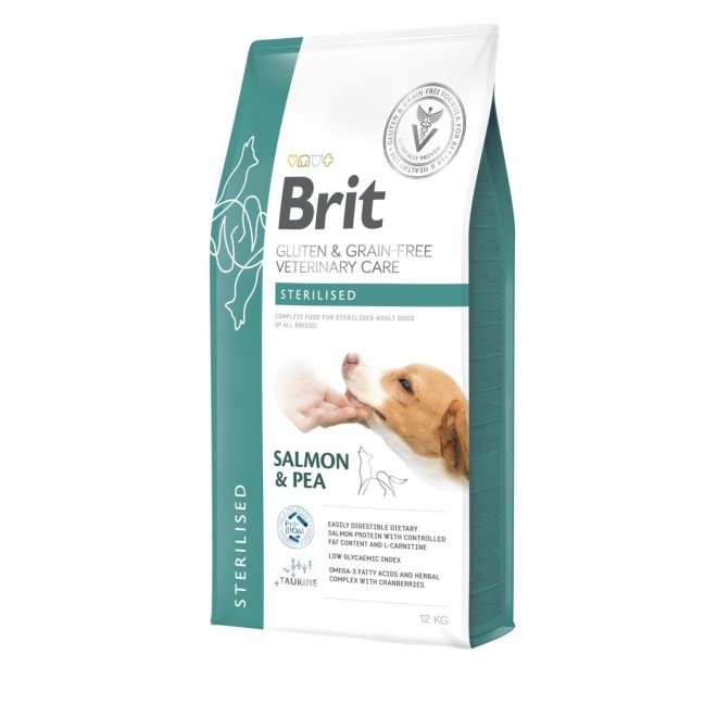 Brit Veterinary Care Dog Grain Free Sterilised Salmon with Pea