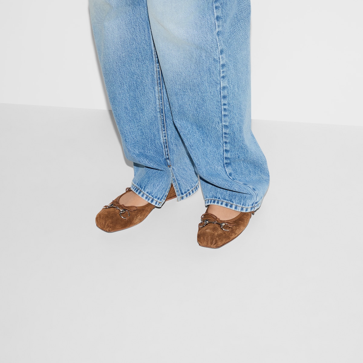 Womens Horsebit ballet flat