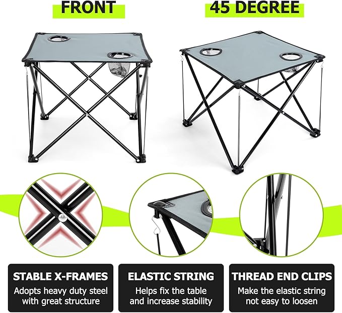 Camping Lawn Chairs & Table Set