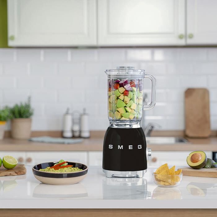 SMEG - Frullatore da Tavolo 50's Style BLF03BLEU-Nero