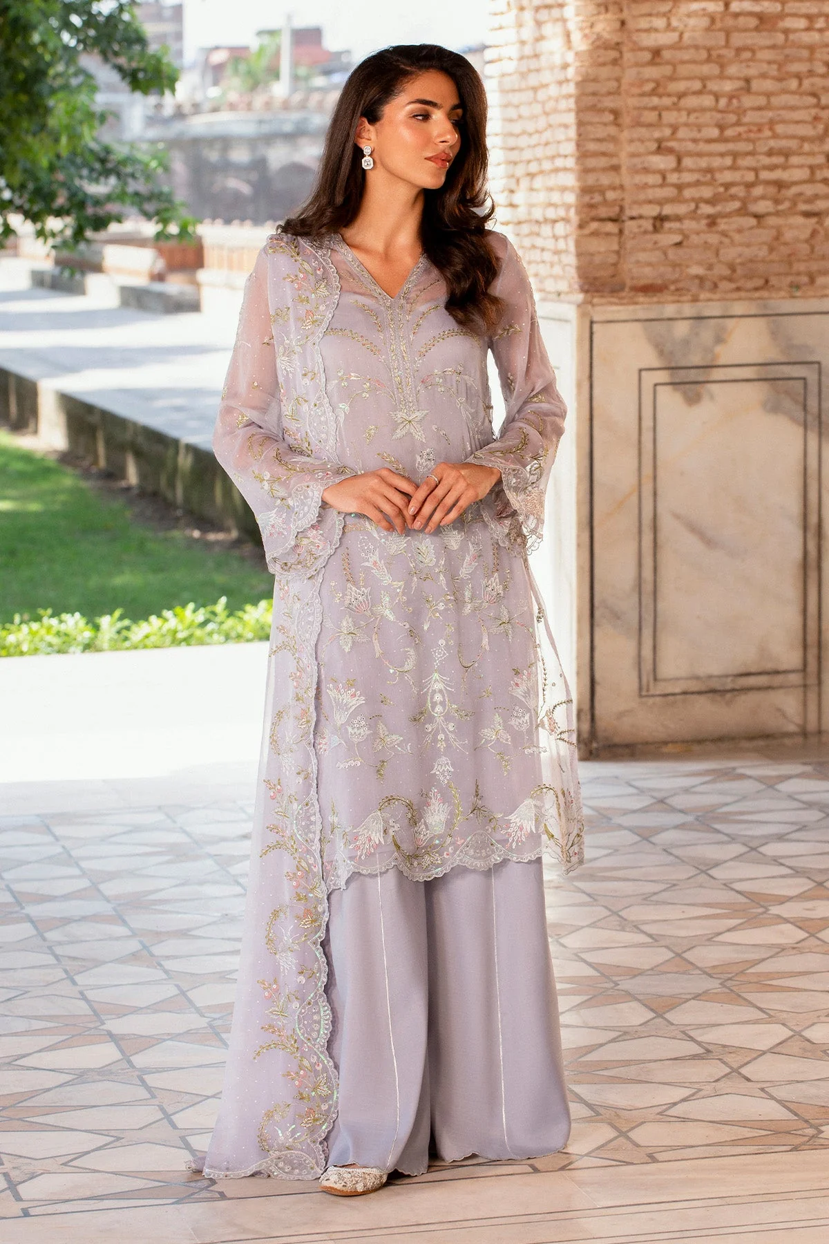 PURE CHIFFON | EMBROIDERED