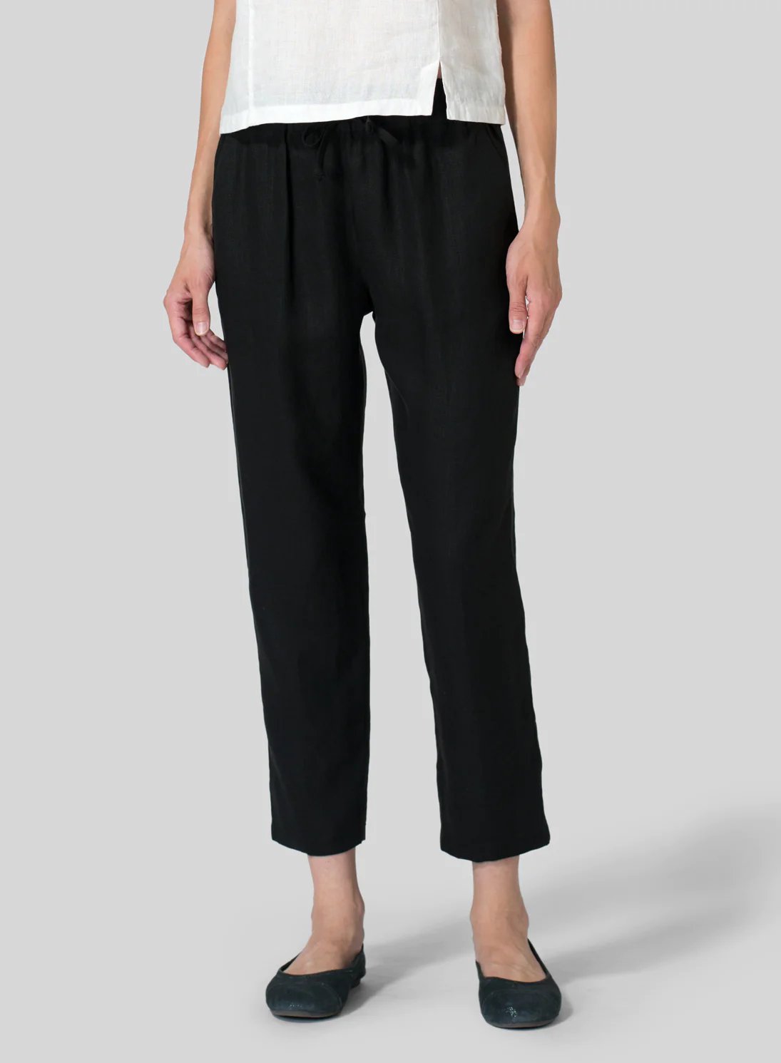 Natural Comfort Cotton Linen Slim Pants