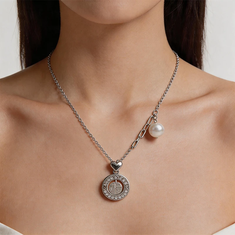 S925 Sterling Silver Freshwater Pearl Necklace