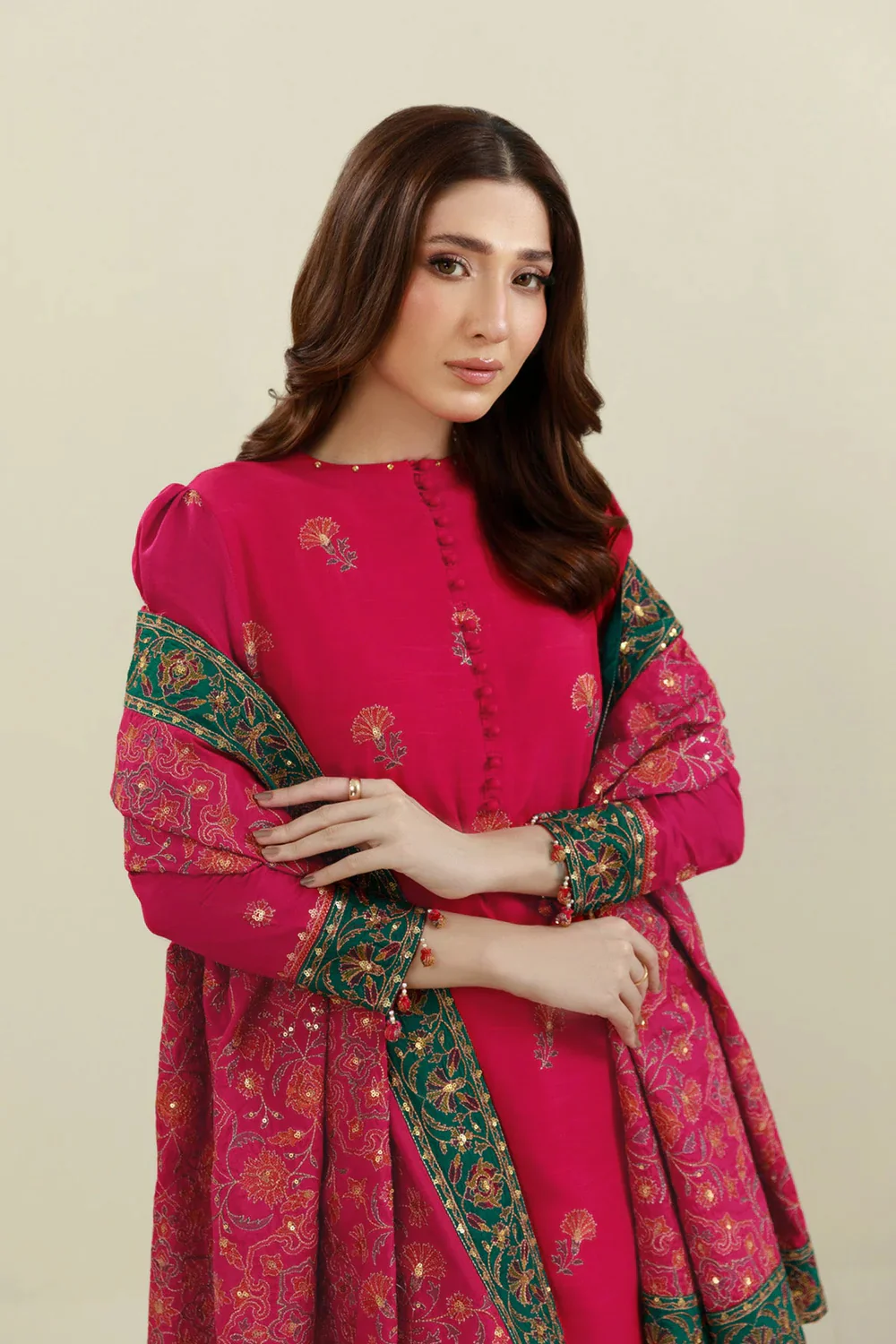 RAW SILK | EMBROIDERED