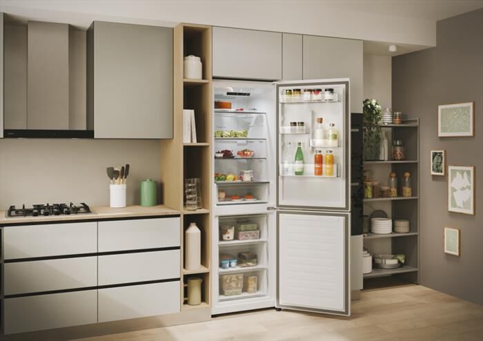 CANDY - Frigorifero combinato CNCQ2T618EW Classe E 355 lt-Bianco