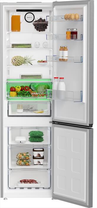 BEKO - Frigorifero combinato B5EUNA406HXB Classe C 355 lt-Metal Look