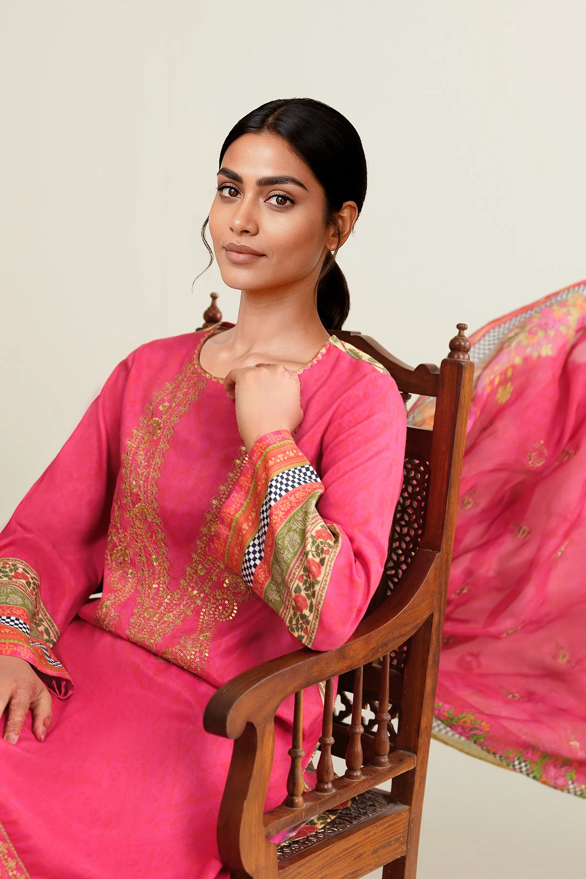 RAW SILK | EMBROIDERED
