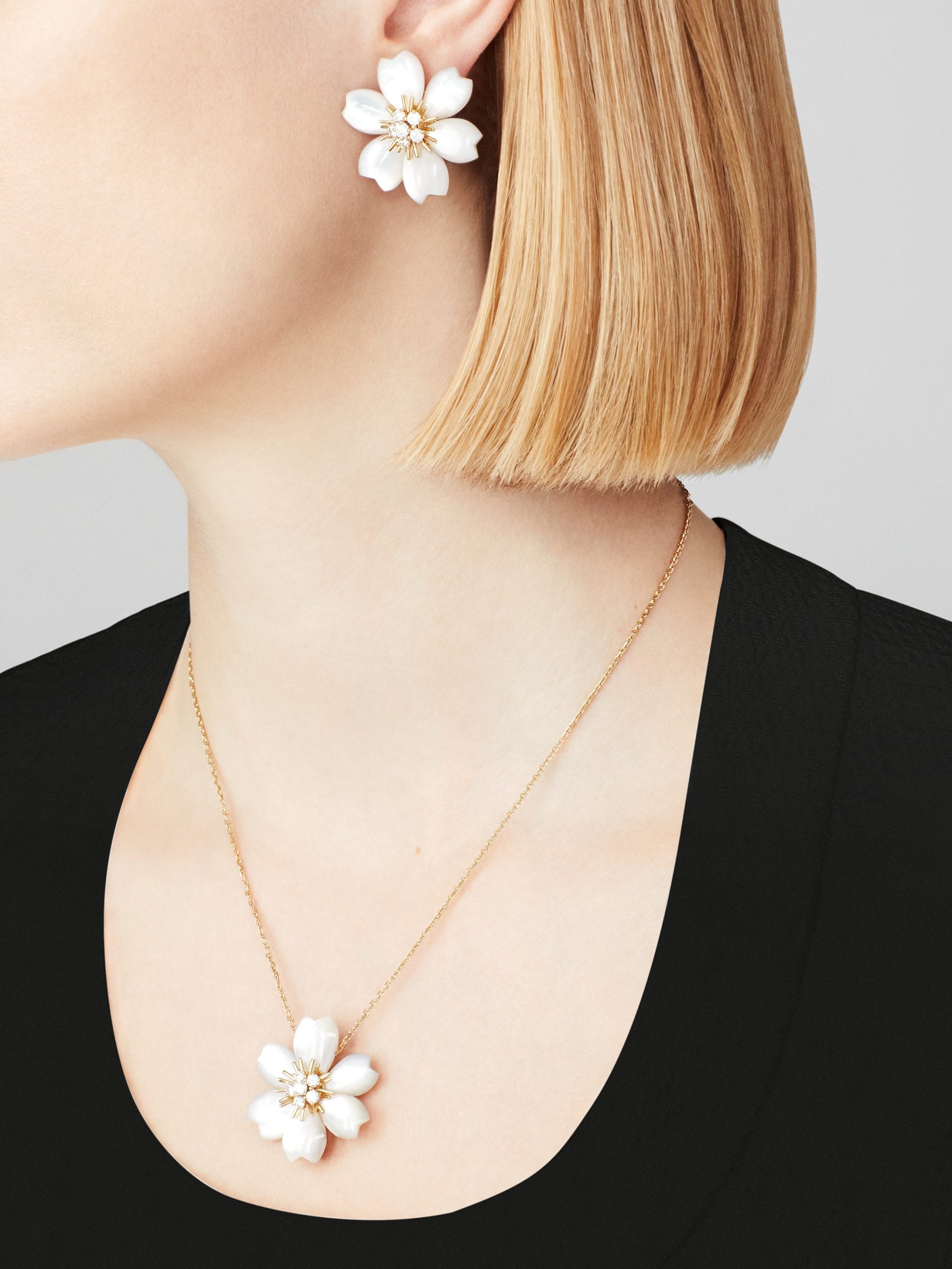 Rose de No?l earrings, small model