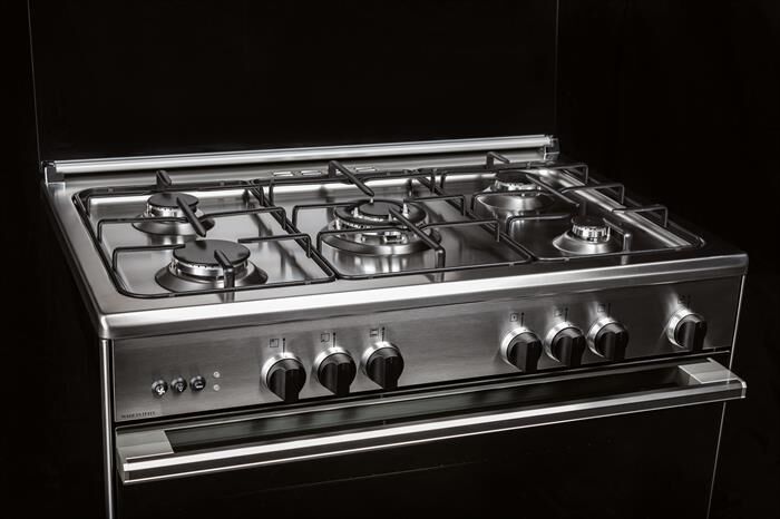 GLEM GAS - Cucina a gas U664MI Classe A-Inox