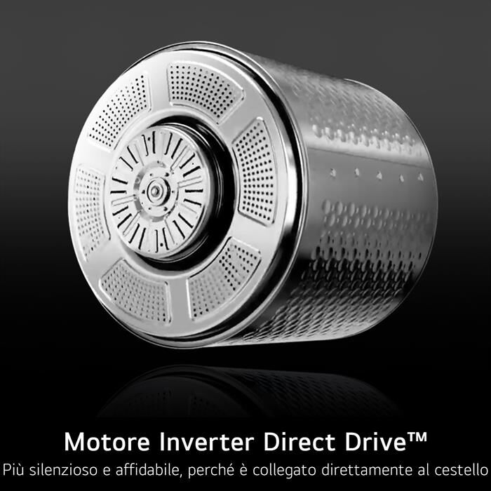 LG - Asciugatrice RH18U8AVCW 18Kg Classe D-Bianco