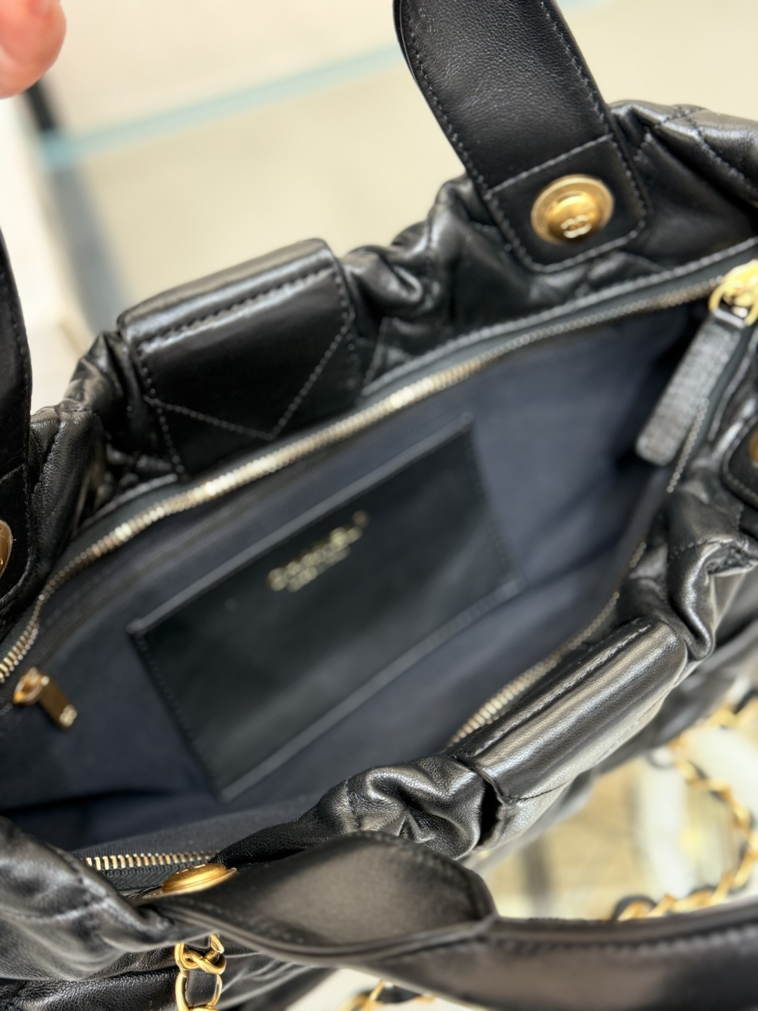 25K Bow Handle Bag（Lambskin） - Mocuir