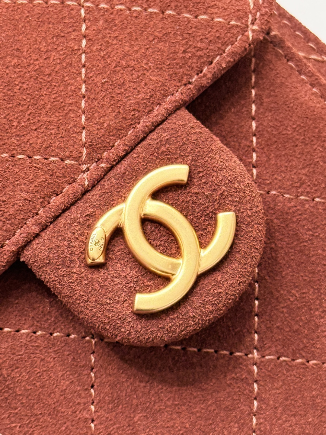 25Bag Mini Drawstring Bag（Reddish Brown） - Mocuir